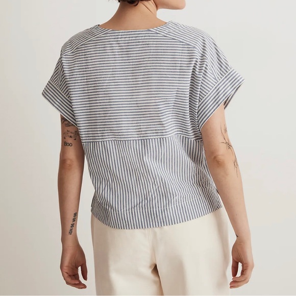 Madewell Crinkle Boxy Top Size XL - Picture 2 of 2